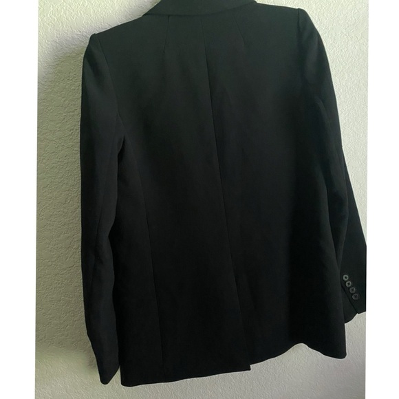 Artizia Babaton Single Breasted Peak Lapel Black Office Siren Work Blazer Size 4 - Picture 3 of 15